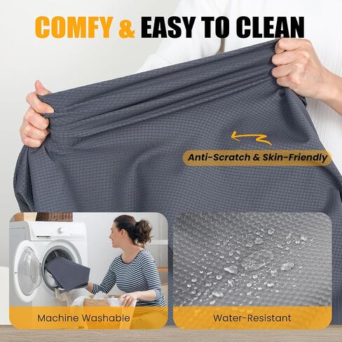 Dog Car Bed for Back Seat Cover, Supportive Foam Pet Mat Cushion for Car Backseat Extender with Removable Cover, Large Size for SUV & Truck, Easy Clean, Extra Large in Kuwait