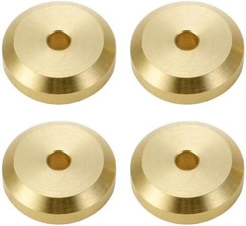 COOWOO Brass Wheel Weight Hex Hub Adapters Upgrade Parts for 1/24 SCX24 RC Crawler Cars (Set of 4) - Precision CNC Machined, Enhanced Stability, Traction, and Durability in Saudi Arabia
