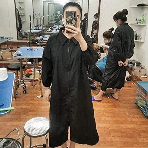 Dog Grooming Smock Waterproof Smock Barber Jackets for Women Men Pet Groomer Smock Anti-Static Cosmetologist Barber Smock in Kuwait