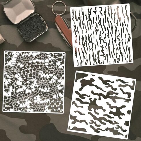 Barn Quilt Stencils for Crafts Reusable 12" Quilt Block Stencil Drawing Templates for Painting on Wood Wall Canvas Fabric in Kuwait