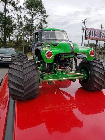 Treal Aluminum 7075 CNC Billet Front Axle Housing for Losi LMT (Silver) in Kuwait