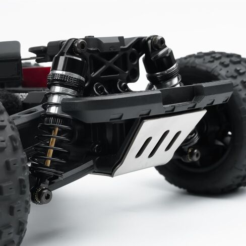 Aluminum Front Rear Shocks Absorber RC Damper for Arrma 1/18 Granite Typhon Mojave Grom RC Crawler Upgrade (Black&Silver) in Kuwait