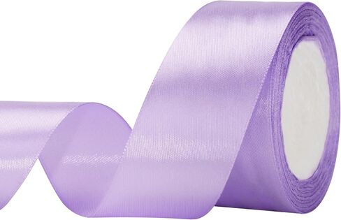 joycraft Solid Color Satin Ribbon, 1-1/2 Inch x 25 Yards Fabric Ribbon, Thin Fabric Ribbons Roll, Satin Fabric Ribbons for Gift Wrapping Floral Hair Craft Valentine's Day Party Decor(Pink Ribbon) in Saudi Arabia