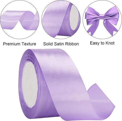 joycraft Solid Color Satin Ribbon, 1-1/2 Inch x 25 Yards Fabric Ribbon, Thin Fabric Ribbons Roll, Satin Fabric Ribbons for Gift Wrapping Floral Hair Craft Valentine's Day Party Decor(Pink Ribbon) in Saudi Arabia