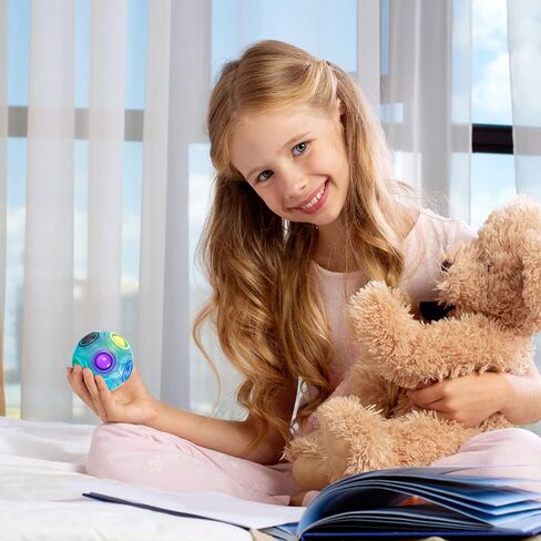 VDealen Magic Rainbow Puzzle Ball ، Bight Ball Puzzle Brain Brain Teaser Toy Toy for Boys & Girls- عيد ميلاد حفلة عيد الفصح in Kuwait