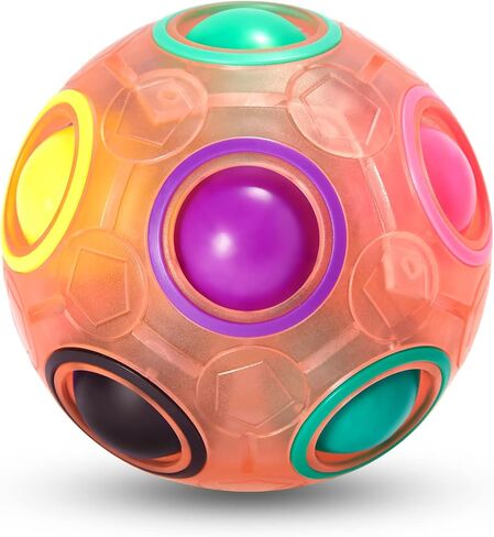 VDealen Magic Rainbow Puzzle Ball ، Bight Ball Puzzle Brain Brain Teaser Toy Toy for Boys & Girls- عيد ميلاد حفلة عيد الفصح in Kuwait