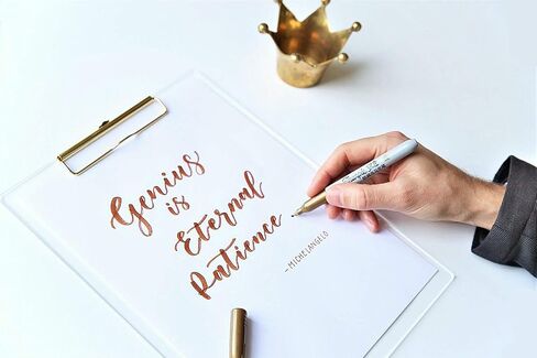 UNIQOOO Thick Clear Acrylic Clipboard with Shiny Gold Finish Clip, Perfect for Modern Arts Lover, Fashion and Style Expert, Calligrapher, Office, Seminars, Workshops, Home School, Classroom and Event in Kuwait