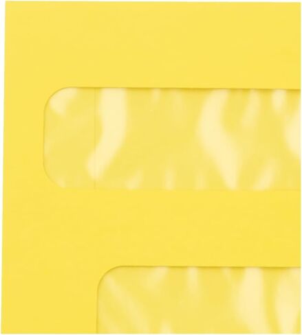 LUXPaper Double Window Invoice Envelopes | Peel & Press | 4 1/8" x 9 1/8" | Ruby Red | 80lb. Text | 50 Qty in Saudi Arabia