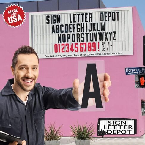 رسائل علامة خارجية قابلة للتغيير 8 "Letters Flex Letters 300 Count Helvetica Font 8" لوحة in Saudi Arabia