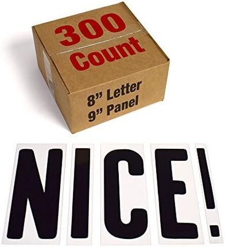 رسائل علامة خارجية قابلة للتغيير 8 "Letters Flex Letters 300 Count Helvetica Font 8" لوحة in Saudi Arabia
