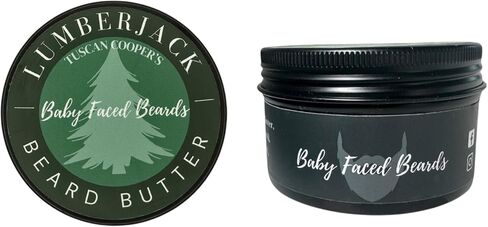 Tuscan Cooper's Beard Balm for Men - Rawhide and Pear - Beard Butter Cream, Softener and Moisturizer, Hydration Conditioning and Nourishing Beard Care for a Soft, Healthy Look (1 Pack, 4oz) in Kuwait