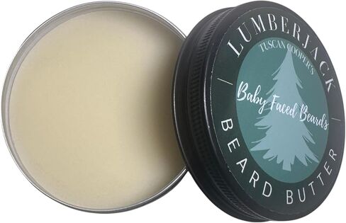 Tuscan Cooper's Beard Balm for Men - Rawhide and Pear - Beard Butter Cream, Softener and Moisturizer, Hydration Conditioning and Nourishing Beard Care for a Soft, Healthy Look (1 Pack, 4oz) in Kuwait
