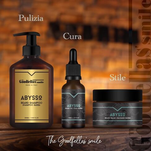 The Goodfellas' smile, Protective and Conditioning Beard Oil, 1 Oz, Made in Italy, (Orange Empire) in Saudi Arabia