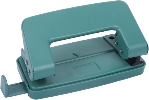 2 Hole Paper Punch,Metal Two-Hole Punch,2 Holes Puncher for File Folder,Adjustable Manual Paper Puncher Office Punchers for A4/A5/B5 Looseleaf Book and Home Supplies(Green) in Kuwait