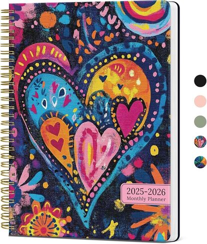 مخطط شهري 2025-2026 ، 21 شهرًا تقويم المخطط 2025-2026 ، أبريل 2025-ديسمبر 2026 ، 7 "× 10" in Kuwait