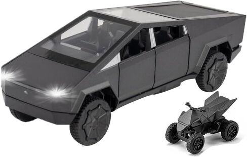 Pickup Truck Model Toy, 1/24 Metal Diecast Toy Truck with Beach Motorcycle, Pickup Truck Model Toy with Pull/Sound/Light,Cars Toys Gifts for Boy Girl Adult (Green 1:24, with Beach Motorcycle) in Saudi Arabia