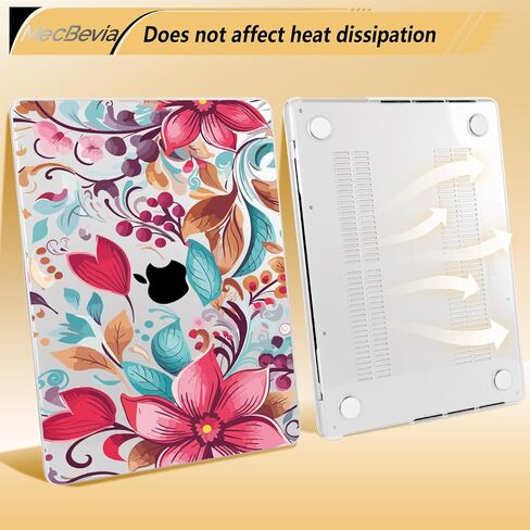Compatible with MacBook Pro 14 inch Case (2021-2024, M4/M3/M2/M1 Pro/Max), Plastic Hard Shell Case Cover for MacBook Pro 14", Abstract Flower in Saudi Arabia