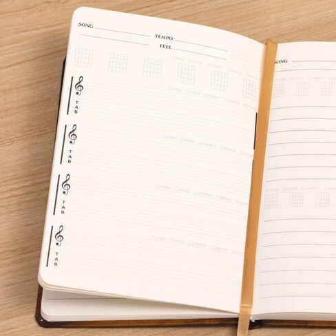 IVIDEOSONGS Songwriter's Notebook 5x8 in • Ivory Matte-Finished Music Notebook • 80 Page Hardcover Music Staff Paper Manuscript Paper Notebook Music Journal • 150 Free Music Lessons in Saudi Arabia