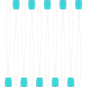 10pcs Punch Eeedle Threader ، 7.87 بوصة الإبرة الطويلة Threaders أداة خيوط خيوط خيوط لتنسيق الحرف DIY خياطة التطريز المتقاطع ملحقات غرزة