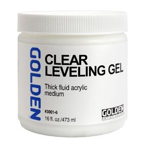 Golden Artist Colors - Self Leveling Clear Gel - 16 oz Jar