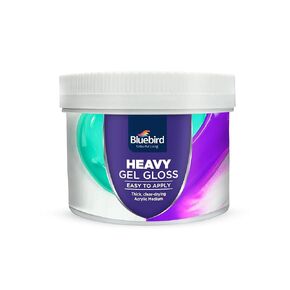 Bluebird Heavy Gel Gloss - 3.4 Fl Oz / 100 مل - متوسط ​​هلام أكريليك شفاف