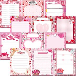 Lincia 36 Pack Valentine's Day Mini Notepads Valentines Gifts Bulk 3.94 x 2.95 Inch Red Pink Heart Small Notebook Valentines Party Favors for Kids School Teacher Student Classroom Supplies(Love) in Kuwait
