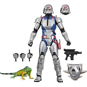ج. سلسلة Joe المصنفة #168 ، قائد Cobra مع Armor Combat ، رقم عمل قابل للتحصيل 6 بوصة مع 7 ملحقات