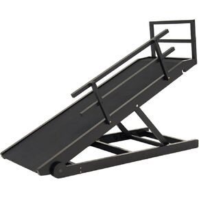 Dog Ramp for Bed Folding Stairs for Small and Large Dogs, Portable Dog Steps for Bed, Couch, Car, Adjustable Pet Ramp, Upgrade Rubber Pet Steps, Supports up to 210 lbs(Small-Black)