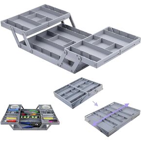 Smart Drawer Organizer Multi Level Junk Drawer Organizer Collapsible Desk Organizer Trays Expandable Foldable Drawer Organizer For Jewelry, Office Supplies,Tools