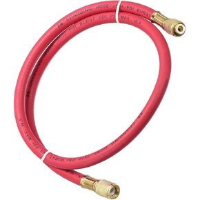 YOKIVE 1/4 SAE Flare AC Refrigerant Charging Hoses, 2.95Ft Length 500PSI Thread | Great for Air Condition System Maintenance (Yellow) in Kuwait