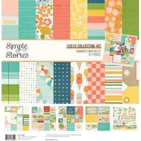 مجموعة Simple Stories Collection Kit 12 "x12"-لقطات الصيف