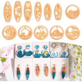 قواطع بوليمر البوليمر الحيوانية Puocaon - 18 PCS مزرعة حيوان لطيف بقرة طين الطين قواطع تصميم المجوهرات البوليمرية