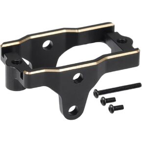 Brass Servo Mount Bracket for TRX4M Stock Servo 1/18 RC Crawler Car Upgrade Parts, Black
