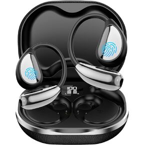 AI Language Translator Earbuds, OWS Real-Time 3-in-1 Translation Earbuds 144 Languages & Accents, Translation Device for Travel Business Learning (Black)