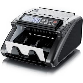 AL1000 Money Counter Machine مع بطاقات التنظيف ، مربع من 25 ، حافظ على أموال كورتر دقيقة.