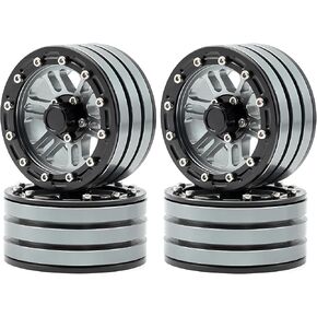 1.9 عجلات Beadlock ، 4 PCS 304G 1.9 عجلات الزاحف ، الألومنيوم 1.9 عجلات لـ 1/10 RC Crawler AXIAL SCX10 I III TRX4 TRX6 REDCAT GEN8 GEN8 ترقيات