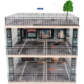 1:18 SCALE 3-TIRS MODEL SCARE CARE مع مشهد لوقوف السيارات للسيارات الرياضية وموديلات LEGO ، وقف معروضة لسيارة السبائك مع LIGHT (موقف للسيارات 3-TIRESTERS STORE)
