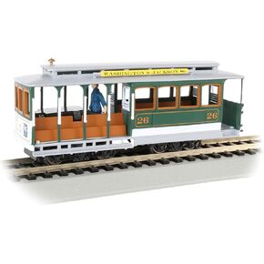 Cable Car with Grip Man - Christmas - HO Scale