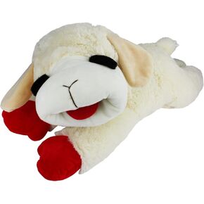 HDP Lambchop Plush Dog Toy 24" with Squeaker Color:White 24" Size:Pack of 1