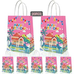 20 PCS Blue Dog Birthday Supplies ، حقائب هدايا زخارف الأطفال ، حقائب حفلة عيد ميلاد الأولاد والفتيات. in Kuwait