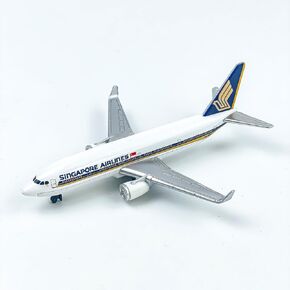 Model Airplane, Singapore Aircraft Planes Model Suitable for Collection and Christmas Birthday, Desktop Decor