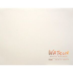Muse HW-304 F4 Watercolor Paper, White Watson Blocks, F4, 10.6 oz (300 g), White, Pack of 15