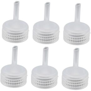 BESPORTBLE 20pcs Transparent Plastic Brine Shrimp Hatchery Caps for Aquarium Fish Tank, Easy-to-Use Shrimp Egg Incubator Lid for Bottles, Practical Breeding Tool for Fish Breeding and Aquarium