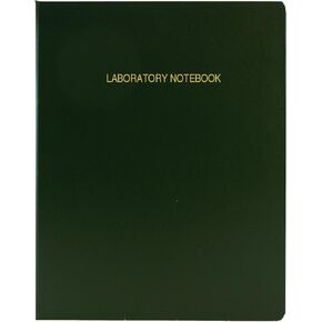 BookFactory Economy Black Lab Notebook-96 صفحة (تنسيق محكم) ، 8 7/8 '' X 11 1/4 '' ، دفتر مختبر الغطاء الأسود المرن (e-lirpe-096-llr-a-lkt1)
