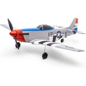 Hobbyzone RC Airplane P-51d 450mm RTF (تضمنت البطارية والشاحن) HBZ-1251