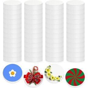 Henoyso 48 PCS 4 × 4 × 1 بوصة دوائر رغوية للحرف اليدوية مستديرة أقراص رغوة البوليسترين لفنون DIY Supplies Friendly Bracelet Garland Dright in Kuwait