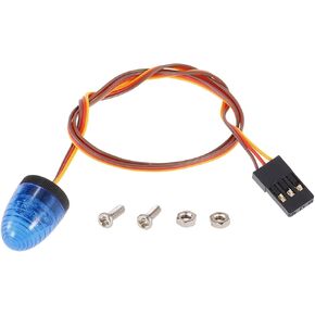 Ultra Bright LED Police Rotating Flashing Light for RC Model Police Firefighting Ambulance Car Lighting (2Pack Red)