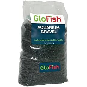 Glofish Aquarium Gravel, Solid Black, 5-Pound Bag