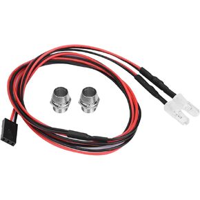 2PCS RC Car LED Light, 5mm RC Headlight RC Car Upgrade Decorate Accessory for 1 10 Model Drift Car Vehicle(No. 11 Light Blue Light)