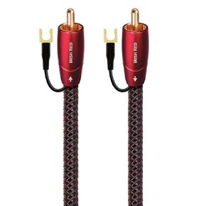 AudioQuest 2m Irish Red RCA audio cable Black - Audio Cables (RCA, RCA, 2 m, Black)